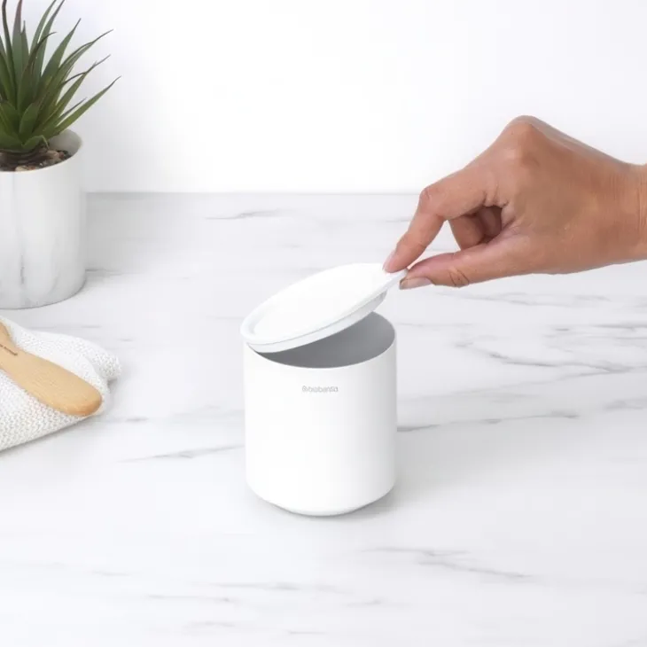 Liten förvaringsburk i metall, Brabantia