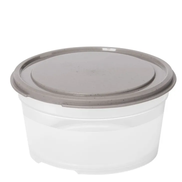Liten matlåda rund 0,45L, SmartStore, Grå