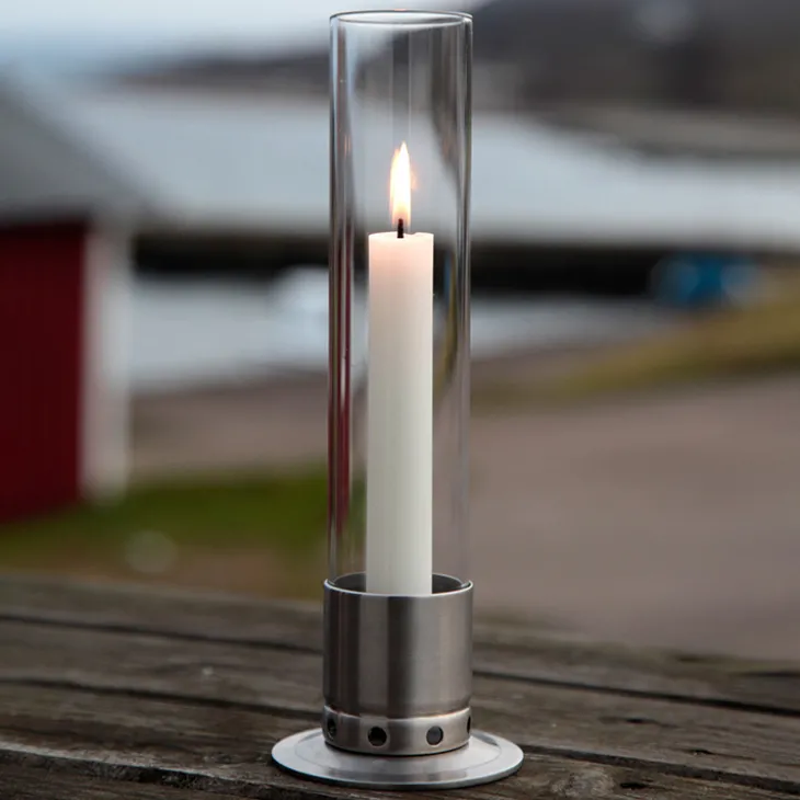 Ljusstake med stormglas, Original