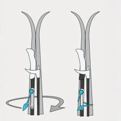 Längdskidhållare 2-pack, Lyly-Strap