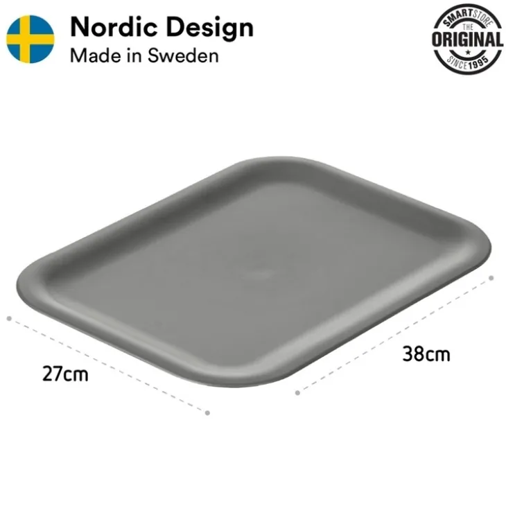 Lock till förvaringskorg i återvunnen plast, SmartStore