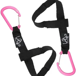 Loop fästband med karbinhake 2-pack