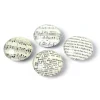 Magnet i glas 4-pack, Litteratur och musik