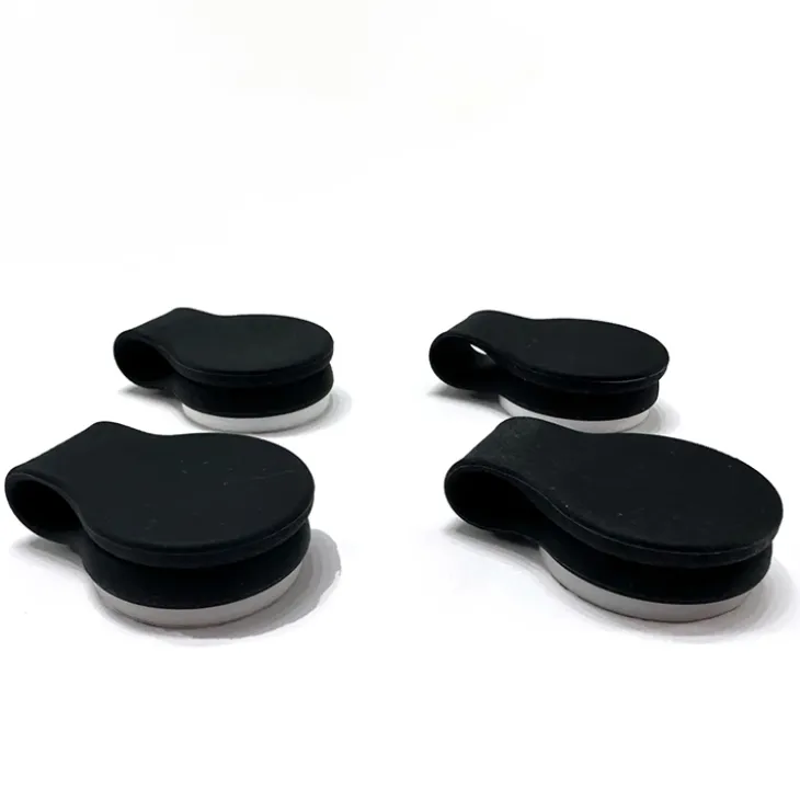 Magnetisk duschdraperihållare 4-pack