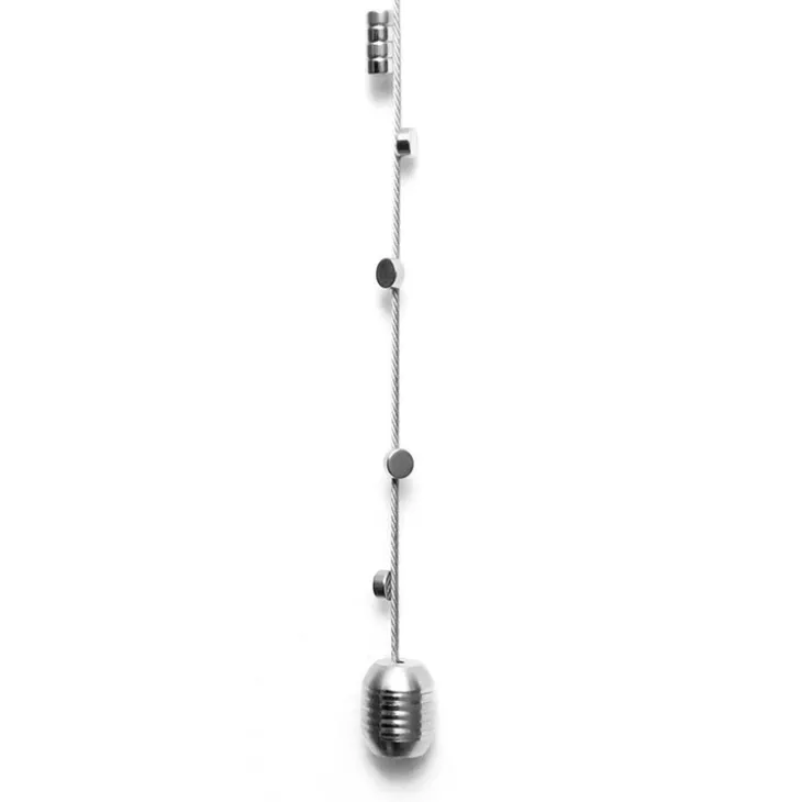 Magnetisk fotohängare med tyngd och 15 magneter 200cm