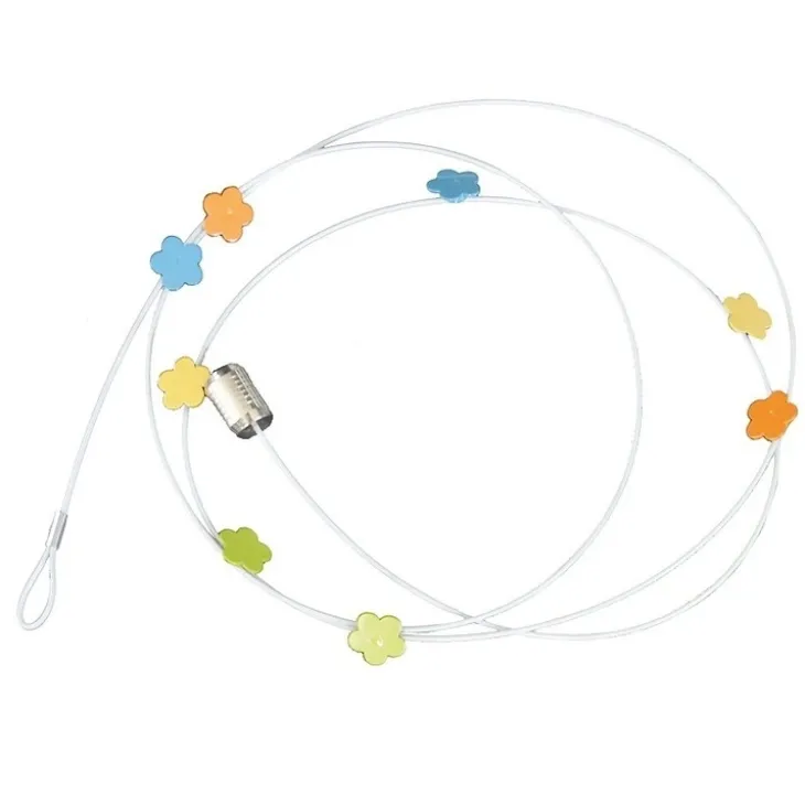 Magnetisk fotohängare med tyngd och 8 blommagneter, 150 cm