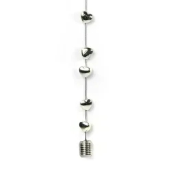 Magnetisk fotohängare med tyngd och 8 hjärtmagneter 150cm