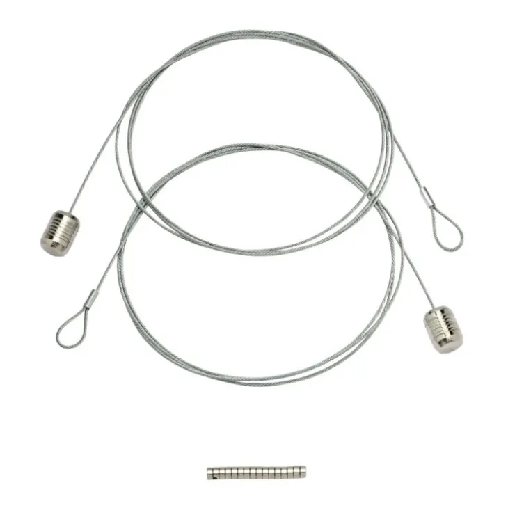 Magnetisk fotohängare med tyngd och 8 magneter 150cm, Silver