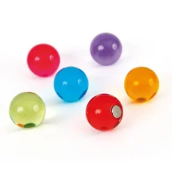 Magnetkulor 6-pack, Färgglada