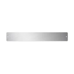 Magnetlist med 6 magneter, 35cm, Silver