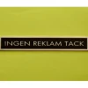 Metallskylt, Ingen reklam tack, Svart