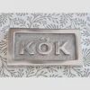 Metallskylt, Kök
