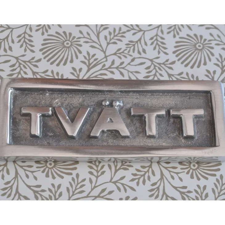 Metallskylt, Tvätt