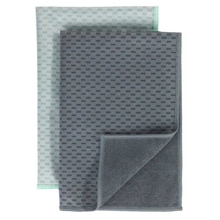 Mikrofiber handduk för glas 2-pack