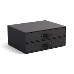 Minibyrå 2 lådor, Birger canvas, Bigso