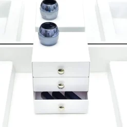 Minibyrå 3 lådor, iDesign, Vit