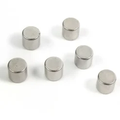 Minimagnet cylinder 6-pack, Silver