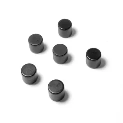 Minimagnet cylinder 6-pack, Svart