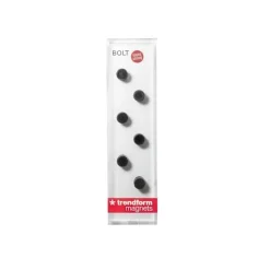 Minimagnet cylinder 6-pack, Svart