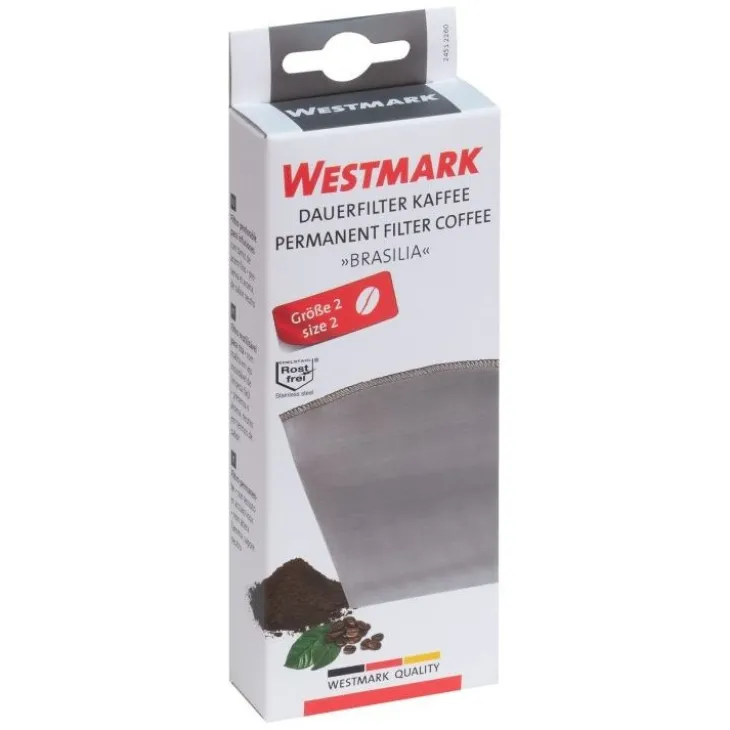 Mjukt kaffefilter i rostfritt stål