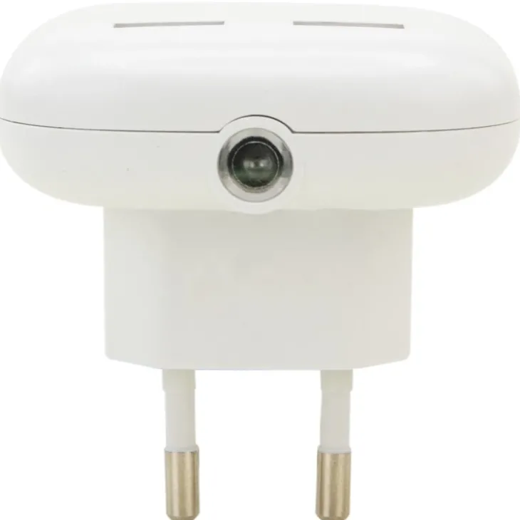 Nattlampa med USB-portar