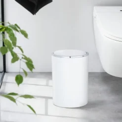 Papperskorg med viplock 5L