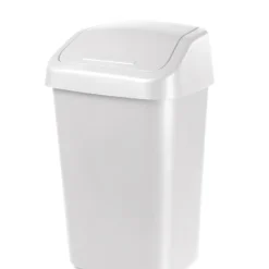 Papperskorg med vipplock 10L