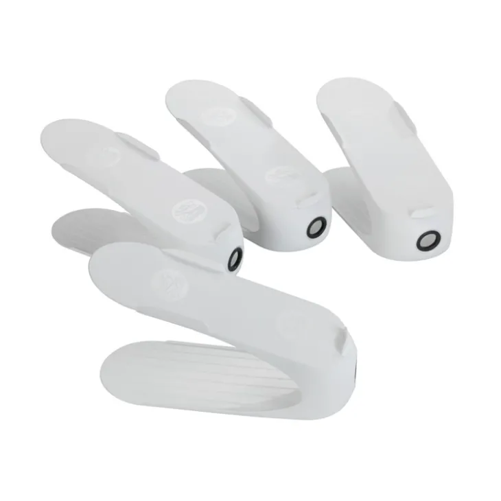 Platsbesparande skoställ 4-pack, Wenko, Vit