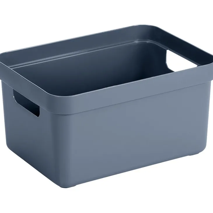 Öppen förvaringslåda 13L, Sigma, Blå