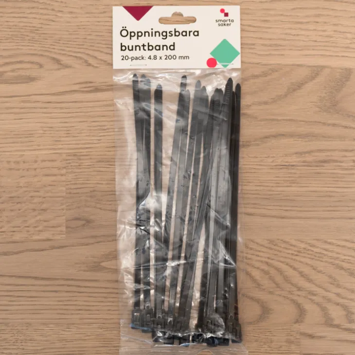 Öppningsbara buntband, 20-pack