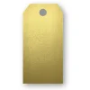 Presentetikett hängande 10-pack, Guld