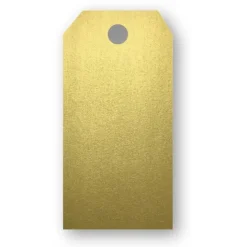 Presentetikett hängande 10-pack, Guld