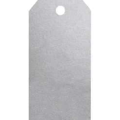 Presentetikett hängande 10-pack, Silver