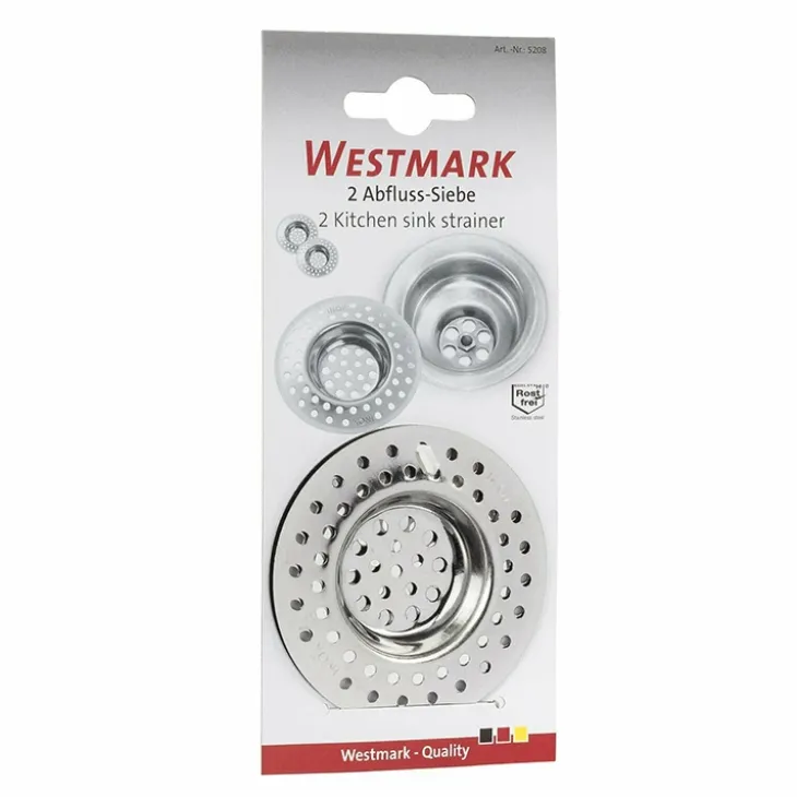 Rostfri skräpsil 2-pack