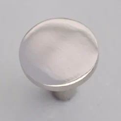 Rund knopp 3cm, Krom