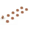 Rund minimagnet 10-pack, Koppar