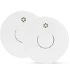 Seriekopplingsbara brandvarnare 2-pack