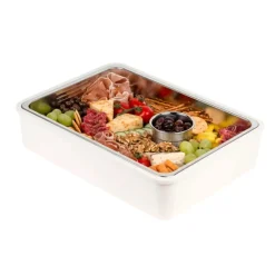 Serveringslåda med kylklampar, Platterbox