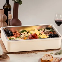 Serveringslåda med kylklampar, Platterbox
