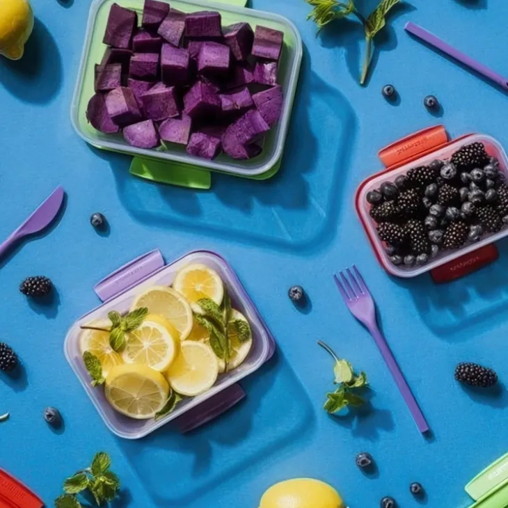 Set med matlådor 5-pack, Sistema