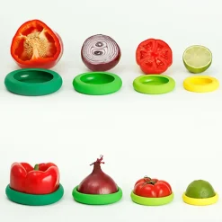 Silikonlock för frukt och grönsaker, 5-pack