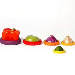 Silikonlock för frukt och grönsaker, 5-pack