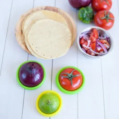 Silikonlock för frukt och grönsaker, 5-pack