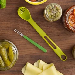 Sked och gaffel för antipasti