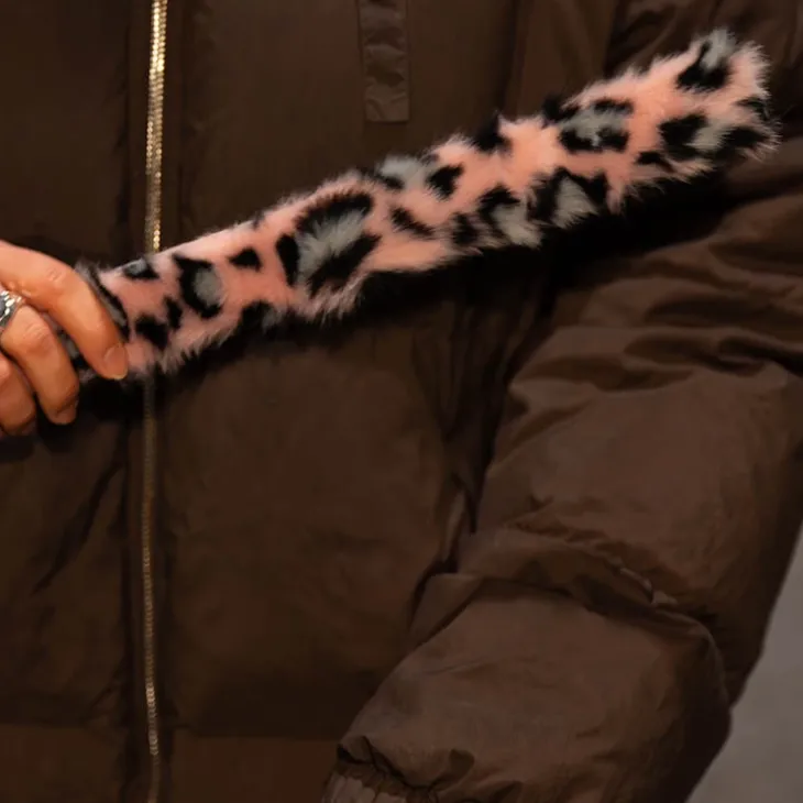 Slapwrap med päls
