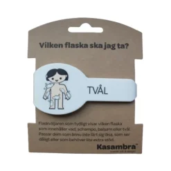 Smart etikett till tvål- & schampoflaskor