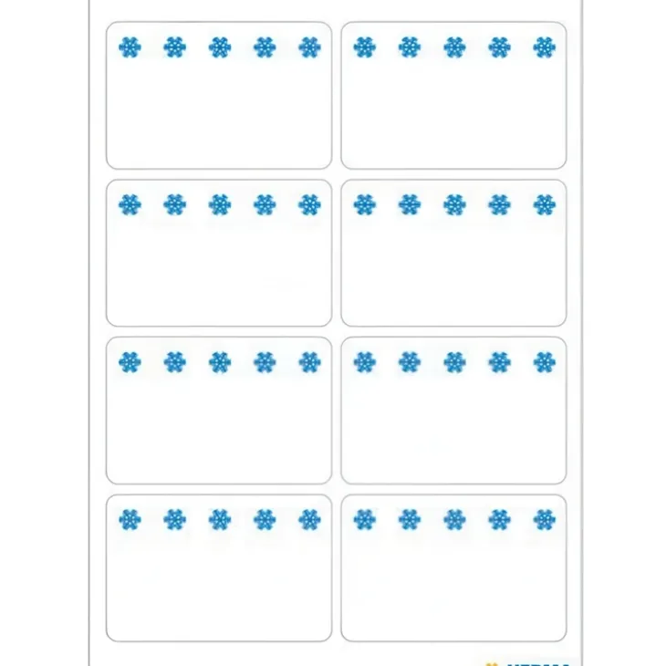 Små burketiketter 56-pack