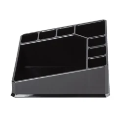 Sminkställ med 8 fack, CONFIGURABLE, 22 x 13 x H 8 cm, Svart