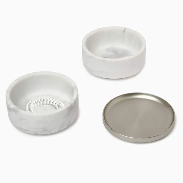 Smyckessask rund, TESORA, Ø 12,7cm, Umbra