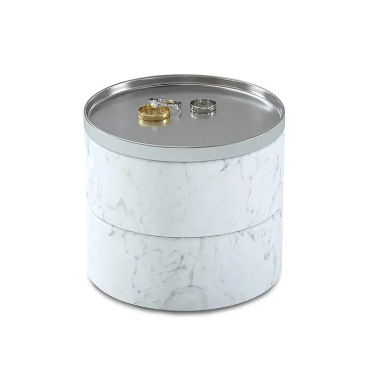 Smyckessask rund, TESORA, Ø 12,7cm, Umbra